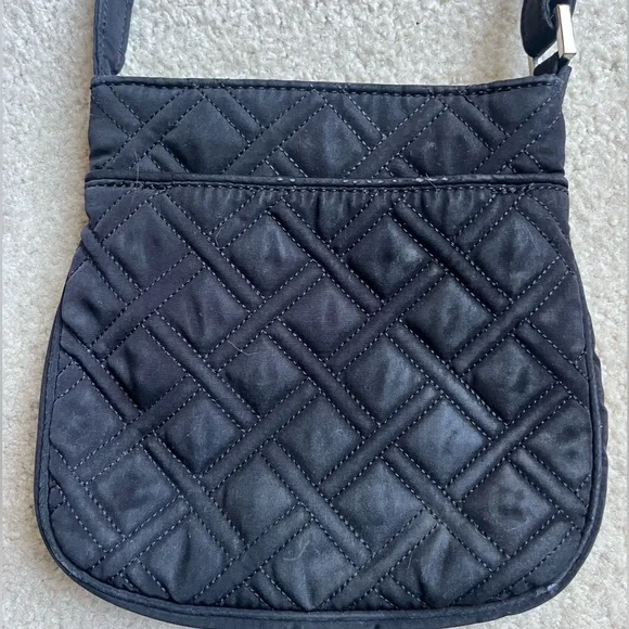 Vera Bradley Quilted Black Crossbody Bag - Picture 2 of 6